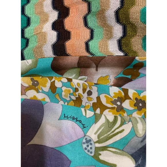 Missoni Made‎ in Italy Silk Knit Jumpsuit 2 in 1 Tube Top Floral Size 44 $3400 - Picture 5 of 6